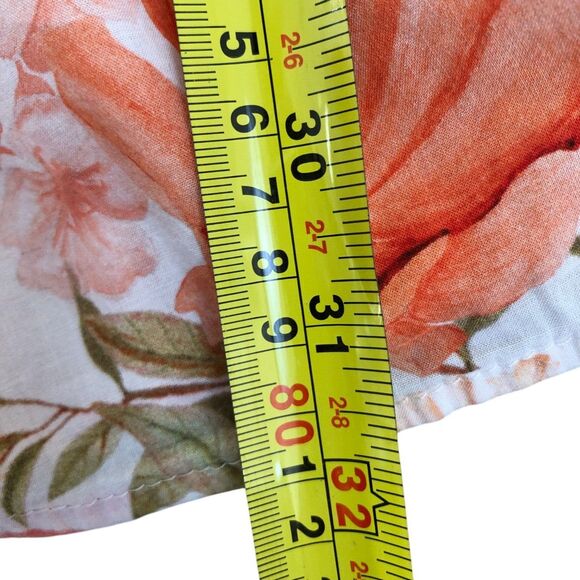 H&M V-Neck Balloon-Sleeved Feminine Romantic Summer Floral Flared Mini Dress S - Picture 15 of 16